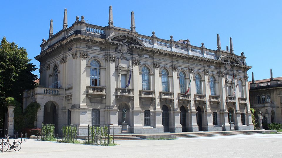 Facade of the rectorate of Politecnico di Milano